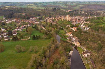 Le village de Hérisson, Allier