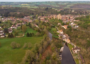Le village de Hérisson, Allier