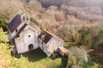 Chapelle St-Mayeul, forêt de Tronçais, janvier 2019