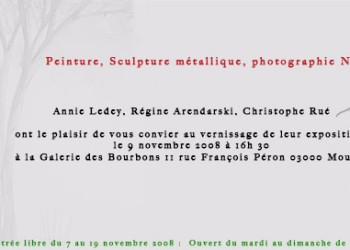 Novembre 2008, La galerie des Bourbon